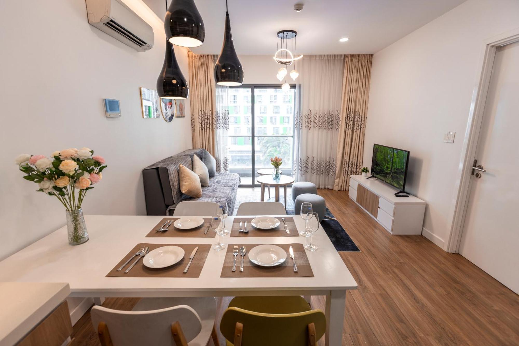 Republic Apartments Saigon Airport โฮจิมินห์ซิตี้ ภายนอก รูปภาพ