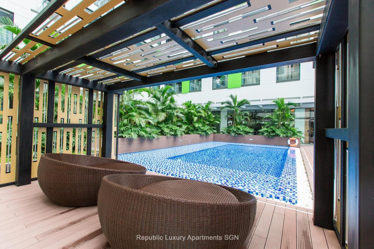 Republic Apartments Saigon Airport โฮจิมินห์ซิตี้ ภายนอก รูปภาพ